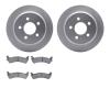 4302-42003 Geospec Brake Rotors with 3000-Series Ceramic Brake Pads Kit, 1993-1994 Mopar, Position: Rear - image 1