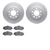 4302-42017 Geospec Brake Rotors with 3000-Series Ceramic Brake Pads Kit, 2011-2012 Mopar, Position: Front - image 1