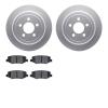 4302-42020 Geospec Brake Rotors with 3000-Series Ceramic Brake Pads Kit, 2007-2012 Mopar, Position: Rear - image 1