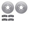 4302-45004 Geospec Brake Rotors with 3000-Series Ceramic Brake Pads Kit, 2006-2010 GM, Position: Rear - image 1
