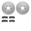 4302-45006 Geospec Brake Rotors with 3000-Series Ceramic Brake Pads Kit, 2000-2005 GM, Position: Rear - image 1