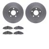 4302-45007 Geospec Brake Rotors with 3000-Series Ceramic Brake Pads Kit, 1998-2002 GM, Position: Front - image 1