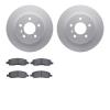 4302-45016 Geospec Brake Rotors with 3000-Series Ceramic Brake Pads Kit, 2006-2011 GM, Position: Rear - image 1