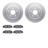 4302-46008 Geospec Brake Rotors with 3000-Series Ceramic Brake Pads Kit, 1997-2013 GM, Position: Rear - image 1