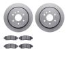 4302-46011 Geospec Brake Rotors with 3000-Series Ceramic Brake Pads Kit, 2013-2019 GM, Position: Rear - image 1