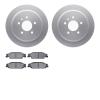 4302-46014 Geospec Brake Rotors with 3000-Series Ceramic Brake Pads Kit, 2003-2011 GM, Position: Rear - image 1