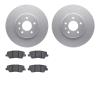 4302-46041 Geospec Brake Rotors with 3000-Series Ceramic Brake Pads Kit, 2013-2019 GM, Position: Rear - image 1