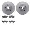 4302-47004 Geospec Brake Rotors with 3000-Series Ceramic Brake Pads Kit, 1969-1974 GM, Position: Front - image 1