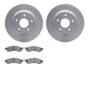 4302-47009 Geospec Brake Rotors with 3000-Series Ceramic Brake Pads Kit, 1988-1994 GM, Position: Front - image 1