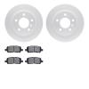 4302-47022 Geospec Brake Rotors with 3000-Series Ceramic Brake Pads Kit, 2004-2016 GM, Position: Rear - image 1