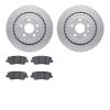 4302-47039 Geospec Brake Rotors with 3000-Series Ceramic Brake Pads Kit, 2015-2019 GM, Position: Rear - image 1