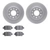 4302-47046 Geospec Brake Rotors with 3000-Series Ceramic Brake Pads Kit, 2016-2020 GM, Position: Rear - image 1