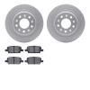 4302-47050 Geospec Brake Rotors with 3000-Series Ceramic Brake Pads Kit, Fits Select GM, Position: Rear - image 1