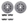 4302-48002 Geospec Brake Rotors with 3000-Series Ceramic Brake Pads Kit, 1971-1989 GM, Position: Front - image 1
