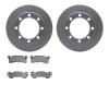 4302-48006 Geospec Brake Rotors with 3000-Series Ceramic Brake Pads Kit, 1979-1991 GM, Position: Front - image 1