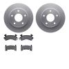 4302-48007 Geospec Brake Rotors with 3000-Series Ceramic Brake Pads Kit, 1979-1998 GM, Position: Front - image 1