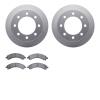 4302-48032 Geospec Brake Rotors with 3000-Series Ceramic Brake Pads Kit, 2003-2008 GM, Position: Rear - image 1