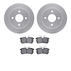 4302-54004 Geospec Brake Rotors with 3000-Series Ceramic Brake Pads Kit, 2001-2019 Ford/Lincoln/Mercury/Mazda, Position: Rear