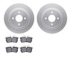 4302-54005 Geospec Brake Rotors with 3000-Series Ceramic Brake Pads Kit, 2002-2004 Ford/Lincoln/Mercury/Mazda, Position: Rear - image 1