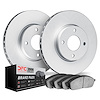 4302-54009 Geospec Brake Rotors with 3000-Series Ceramic Brake Pads Kit, 2004-2015 Ford/Lincoln/Mercury/Mazda, Position: Front - image 1