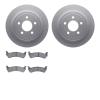 4302-54026 Geospec Brake Rotors with 3000-Series Ceramic Brake Pads Kit, 2003-2005 Ford/Lincoln/Mercury/Mazda, Position: Rear - image 1