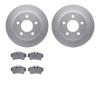 4302-54027 Geospec Brake Rotors with 3000-Series Ceramic Brake Pads Kit, 1994-2004 Ford/Lincoln/Mercury/Mazda, Position: Rear - image 1