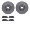 4302-54033 Geospec Brake Rotors with 3000-Series Ceramic Brake Pads Kit, 1995-2002 Ford/Lincoln/Mercury/Mazda, Position: Front - image 1