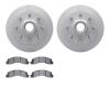 4302-54045 Geospec Brake Rotors with 3000-Series Ceramic Brake Pads Kit, 1999-2002 Ford/Lincoln/Mercury/Mazda, Position: Front - image 1
