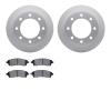 4302-54048 Geospec Brake Rotors with 3000-Series Ceramic Brake Pads Kit, 1999-2005 Ford/Lincoln/Mercury/Mazda, Position: Rear - image 1
