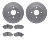 4302-54049 Geospec Brake Rotors with 3000-Series Ceramic Brake Pads Kit, 1999-2001 Ford/Lincoln/Mercury/Mazda, Position: Front - image 1
