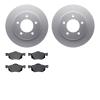 4302-54061 Geospec Brake Rotors with 3000-Series Ceramic Brake Pads Kit, 2001-2007 Ford/Lincoln/Mercury/Mazda, Position: Front - image 1