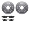 4302-54066 Geospec Brake Rotors with 3000-Series Ceramic Brake Pads Kit, 2002-2006 Ford/Lincoln/Mercury/Mazda, Position: Rear - image 1
