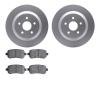 4302-54076 Geospec Brake Rotors with 3000-Series Ceramic Brake Pads Kit, 2004-2007 Ford/Lincoln/Mercury/Mazda, Position: Rear - image 1