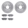 4302-54098 Geospec Brake Rotors with 3000-Series Ceramic Brake Pads Kit, 2006-2013 Ford/Lincoln/Mercury/Mazda, Position: Rear - image 1