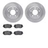 4302-54100 Geospec Brake Rotors with 3000-Series Ceramic Brake Pads Kit, 2006-2015 Ford/Lincoln/Mercury/Mazda, Position: Rear - image 1