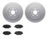 4302-54107 Geospec Brake Rotors with 3000-Series Ceramic Brake Pads Kit, 2013-2019 Ford/Lincoln/Mercury/Mazda, Position: Rear - image 1