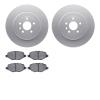 4302-54128 Geospec Brake Rotors with 3000-Series Ceramic Brake Pads Kit, 2013-2019 Ford/Lincoln/Mercury/Mazda, Position: Rear - image 1