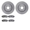 4302-58010 Geospec Brake Rotors with 3000-Series Ceramic Brake Pads Kit, Fits Select Acura/Honda, Position: Front - image 1