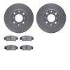 4302-59005 Geospec Brake Rotors with 3000-Series Ceramic Brake Pads Kit, 1988-1991 Acura/Honda, Position: Front - image 1