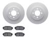 4302-59007 Geospec Brake Rotors with 3000-Series Ceramic Brake Pads Kit, 1990-1993 Acura/Honda, Position: Front - image 1