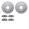 4302-59009 Geospec Brake Rotors with 3000-Series Ceramic Brake Pads Kit, 1998-1999 Acura/Honda, Position: Front - image 1