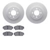 4302-59028 Geospec Brake Rotors with 3000-Series Ceramic Brake Pads Kit, 1993-2001 Acura/Honda, Position: Front - image 1