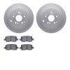4302-59033 Geospec Brake Rotors with 3000-Series Ceramic Brake Pads Kit, 2001-2008 Acura/Honda, Position: Rear