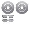 4302-59045 Geospec Brake Rotors with 3000-Series Ceramic Brake Pads Kit, 2010-2015 Acura/Honda, Position: Rear - image 1