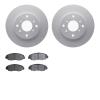 4302-59058 Geospec Brake Rotors with 3000-Series Ceramic Brake Pads Kit, 1998-2002 Acura/Honda, Position: Front - image 1