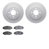 4302-59059 Geospec Brake Rotors with 3000-Series Ceramic Brake Pads Kit, 1996-2014 Acura/Honda, Position: Front - image 1