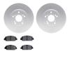 4302-59067 Geospec Brake Rotors with 3000-Series Ceramic Brake Pads Kit, Fits Select Acura/Honda, Position: Front - image 1