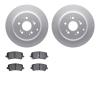 4302-59072 Geospec Brake Rotors with 3000-Series Ceramic Brake Pads Kit, 2007-2017 Acura/Honda, Position: Rear
