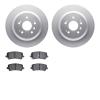 4302-59073 Geospec Brake Rotors with 3000-Series Ceramic Brake Pads Kit, Fits Select Acura/Honda, Position: Rear - image 1