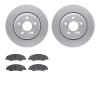 4302-59082 Geospec Brake Rotors with 3000-Series Ceramic Brake Pads Kit, Fits Select Acura/Honda, Position: Front - image 1